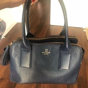 Kate Spade navy blue tote / shoulder purse